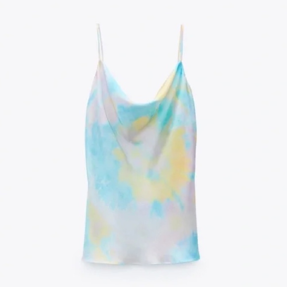 Zara Silk Tie Dye Cami